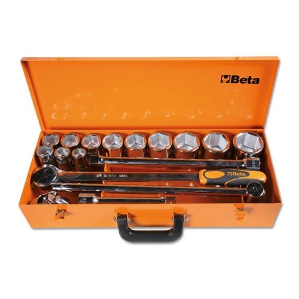 Beta Set nasadnih ključeva 3/4″ 22-55mm u metalnoj kutiji 12/1