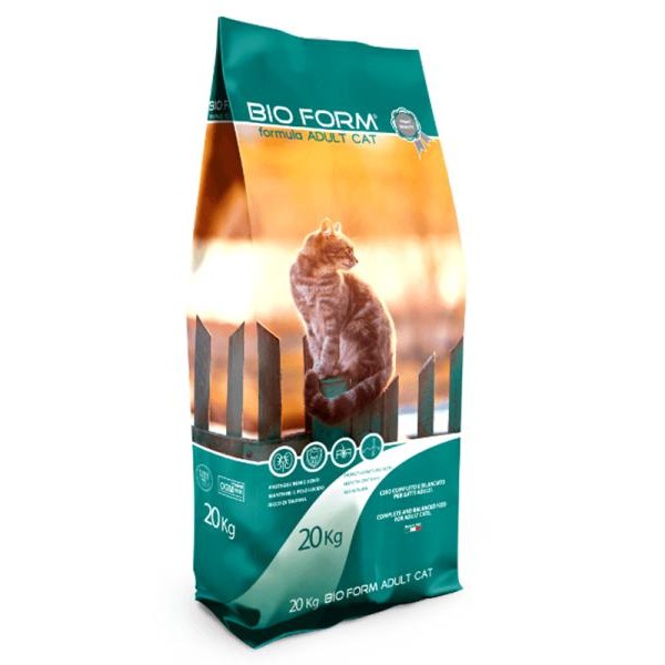 BIO FORM Hrana za mačke 20kg Adult Mix 27/10,5
