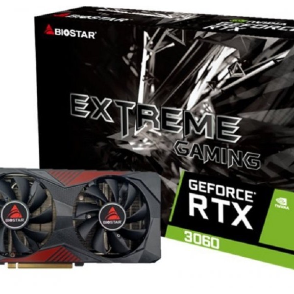 BIOSTAR GeForce RTX3060 12GB GGDR6 192bit VN3606RML9