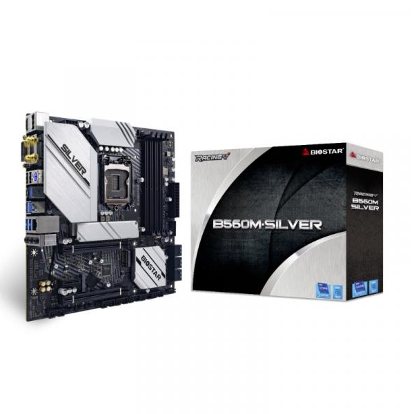 BIOSTAR Matična ploča 1200 B560M-SILVER DP/DVI/HDMI