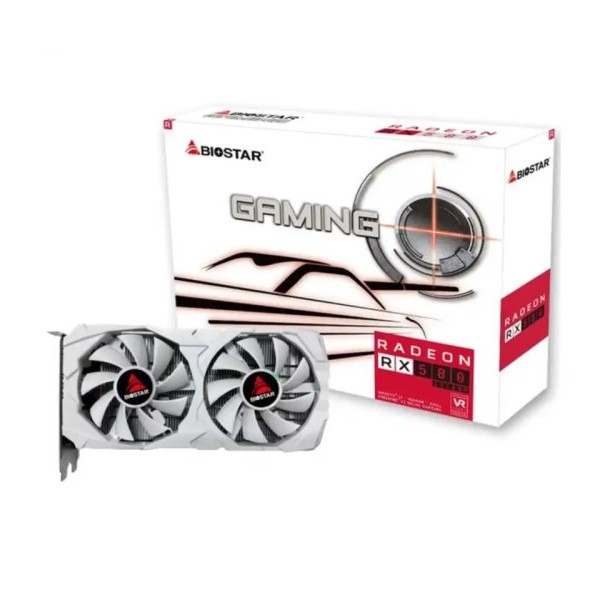 BIOSTAR RX580 White Edition 8GB GDDR5 256bit VA5825RQ82