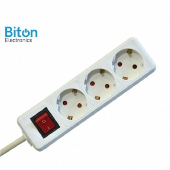 Biton Electronics Prenosna priključnica 3 / 3 met prekidač PP/J 3X1.5mm (ET10105)