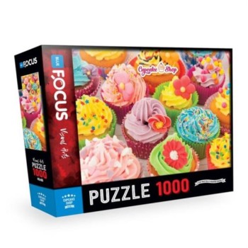 Blue Focus Puzzle Cupcake Shop BF482 108/24828