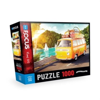 Blue Focus Puzzle Retro Minibus BF292 108/22923