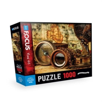 Blue Focus Puzzle Vintage Compass and Binoculars BF291 108/22916