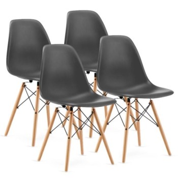 Bolzz Milano set 4 stolice Gray