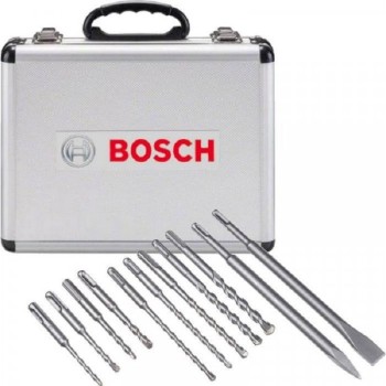BOSCH 11-delni SDS plus set za građevinske radove u aluminijumskom koferu 2608578765