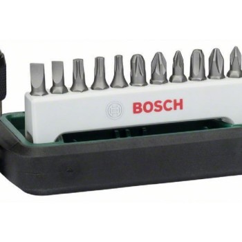 BOSCH 12-delni set bitova odvrtača Standard, mešani (S, PH, PZ, T) 2608255994