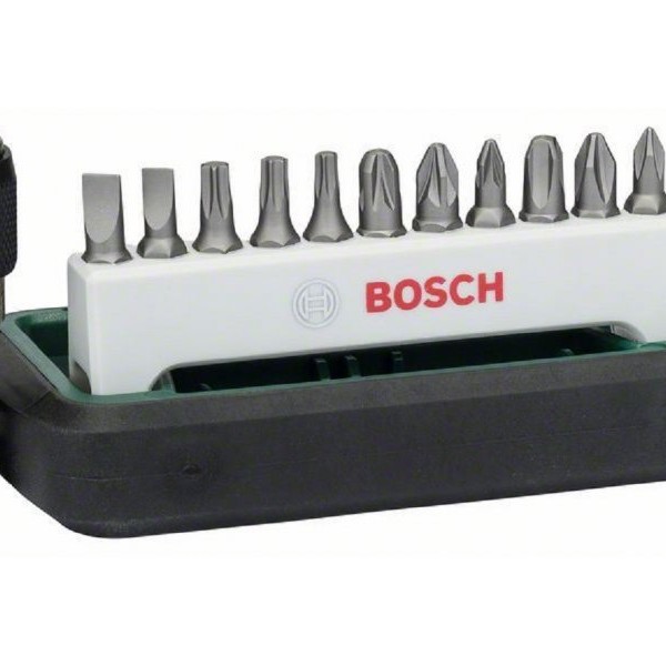BOSCH 12-delni set bitova odvrtača Standard, mešani (S, PH, PZ, T) 2608255994