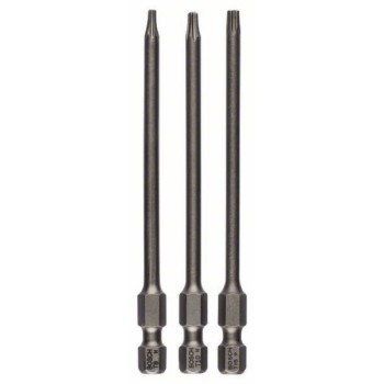 BOSCH 3-delni set bitova odvrtača ekstra-tvrdi 2607001759, T8; T10; T15; 89 mm