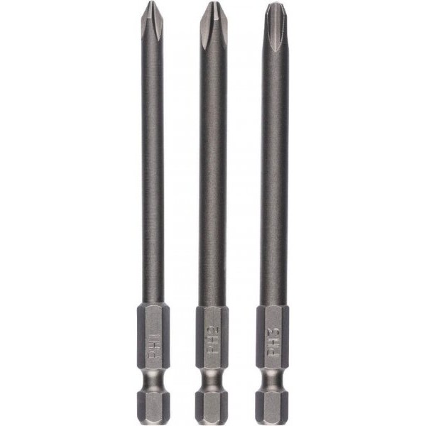 BOSCH 3-delni set nastavaka odvrtača za šrafove sa ukrštenim prorezom (PH) 2609255966