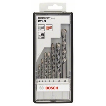 BOSCH 7-delni Robust Line set burgija za beton CYL-3 2607010545, 4; 5; 6; 6; 8; 10; 12 mm