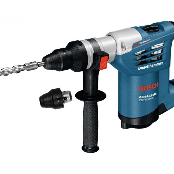 BOSCH Elektro-pneumatski čekić GBH 4-32 DFR, izmenjiva + brzostezna glava, 900W, 0611332101