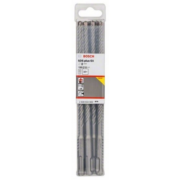 BOSCH Hamer burgija SDS plus-5X 2608833900, 8 x 150 x 210 mm