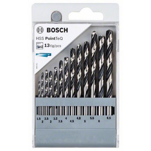 BOSCH HSS spiralna burgija PointTeQ 13-delni set 2608577349