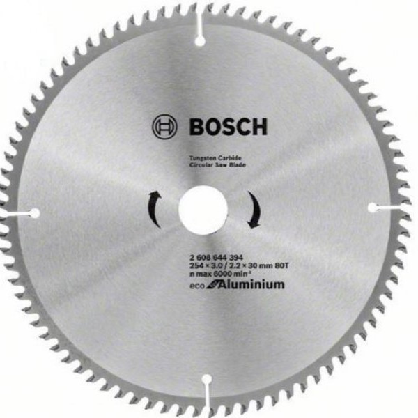 BOSCH List kružne testere Eco for Aluminium 254 x 3.0;2.2 x 30 80 T