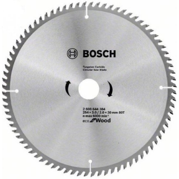 BOSCH List kružne testere Eco for Wood 254 x 3.0;2.0 x 30 80 T