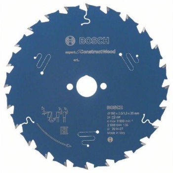 BOSCH List kružne testere Expert for Construct Wood 160x20x2;1.3x24 T