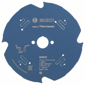 BOSCH List kružne testere Expert for Fibre Cement 140 x 20 x 1,8 mm, 4 2608644120, 140 x 20 x 1,8 mm, 4