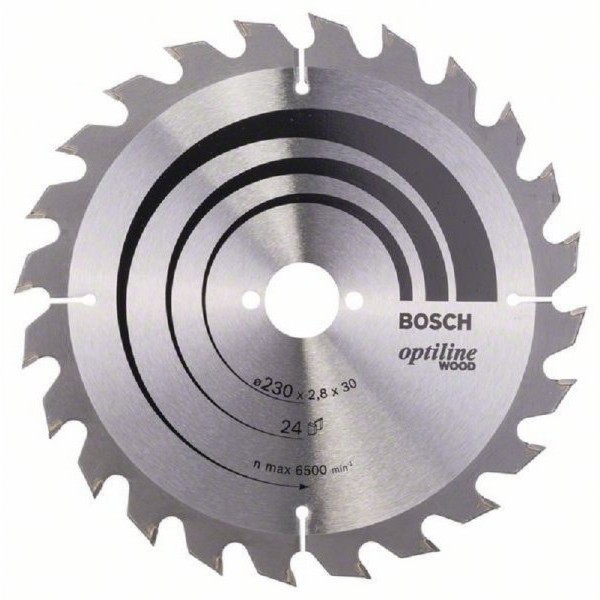 BOSCH List kružne testere Optiline Wood 230 x 30 x 2.8 mm. 24
