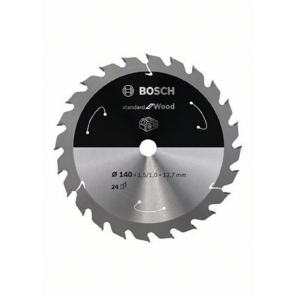 BOSCH List kružne testere za akumulatorske testere 140x12.7x1.5;1.0x24T