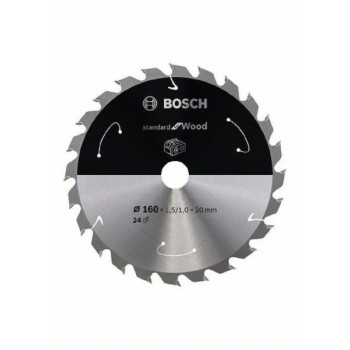 BOSCH List kružne testere za akumulatorske testere 160x20;15.875x1.5;1.0x24T