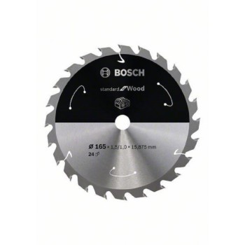 BOSCH List kružne testere za akumulatorske testere 165x15.875x1.5;1.0x24T