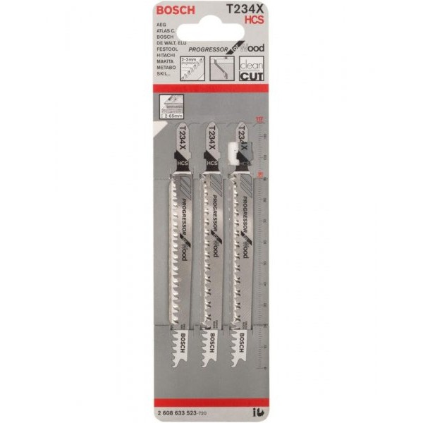 BOSCH List ubodne testere Progressor for Wood T 234 X 117 x 2-3 mm(2608633523)