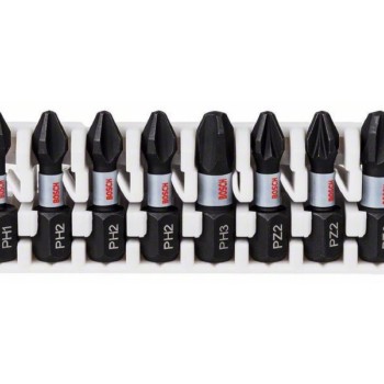 BOSCH Pakovanje Impact Control nastavaka za odvrtače, 8-delno, 1xPH1;3xPH2;1xPH3;2xPZ2;1xPZ3 2608522323
