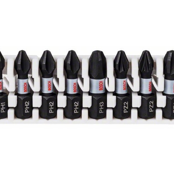 BOSCH Pakovanje Impact Control nastavaka za odvrtače, 8-delno, 1xPH1;3xPH2;1xPH3;2xPZ2;1xPZ3 2608522323