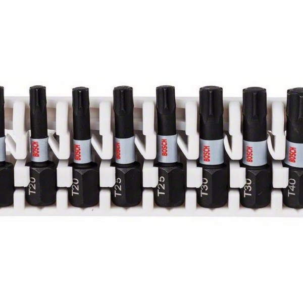 BOSCH Pakovanje Impact Control nastavaka za odvrtače, 8-delno, 1xT15;2xT20;2xT25;2xT30;1xT40 2608522322