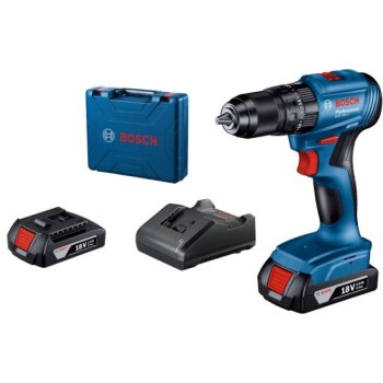 BOSCH plavi alat Akumulatorska vibraciona bušilica - odvrtač GSB 185-Li 18V 2x2.0Ah u koferu 06019K3100
