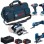 BOSCH plavi alat Akumulatorski set Bosch GSR 18V-65 + GDX 18V-285 + GKS 18V-57-2 + GOP 18V-34 + GST 18V-125 S + 2 x 5,0Ah + torba (0615A500BV)