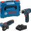 BOSCH plavi alat GSR 12V-15 + GWS 12V-76, 0615990N2U