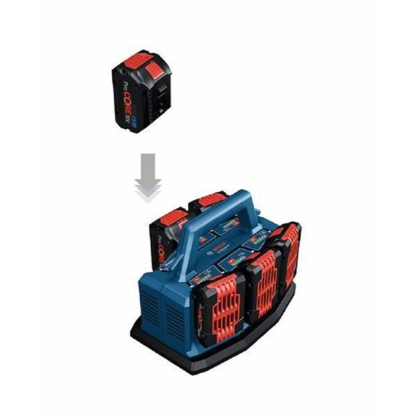 BOSCH Punjač za 6 baterija GAL 18V6-80, 1600A01U9L