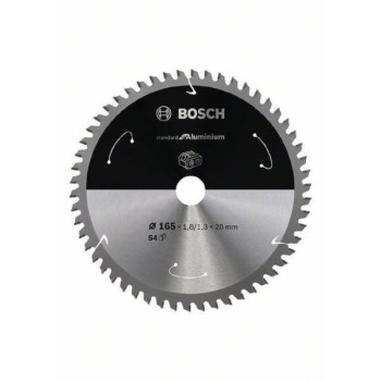 BOSCH Standard for Aluminium list kružne testere za akumulatorske testere 165x1,8x20 T54 2608837763, 165x1,8x20 T54