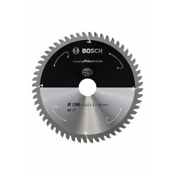 BOSCH Standard for Aluminium list kružne testere za akumulatorske testere 190x2,0x30 T56 2608837771, 190x2,0x30 T56