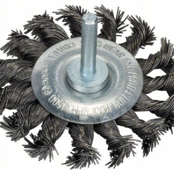 BOSCH Točak od pletene žice 75x0,5 mm, čelični 2608622113, 75 mm, 0,5 mm, 13 mm