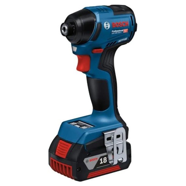 BOSCH GDR 18V-220 C Professional Udarni odvrtač u L-BOXX 136 sa 2 x 5,0 Ah litijum-jonske baterije, Bluetooth modul, 06019L6003
