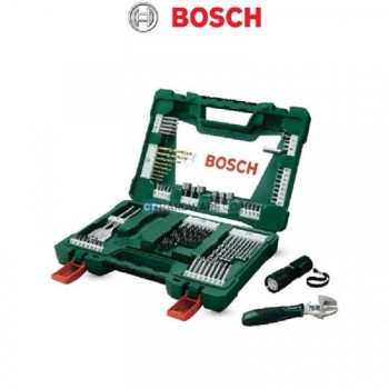 BOSCH zeleni alat 83-delni V-Line TiN set sa baterijskom lampom 2607017193