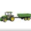 BRUDER John Deere Traktor sa prikolicom zeleni