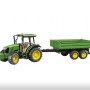 BRUDER John Deere Traktor sa prikolicom zeleni