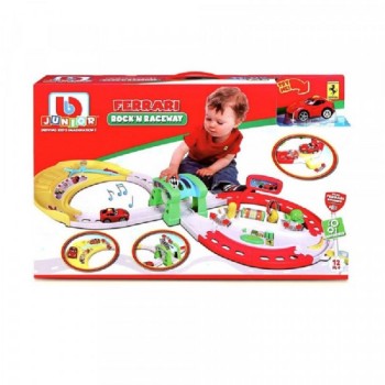 BURAGO JUNIOR ROCK AND RACEWAY SET - FERRARI
