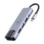 CablExpert A-CM-COMBO5-04 USB-C - HDMI/2xUSB/PD/LAN (30609)