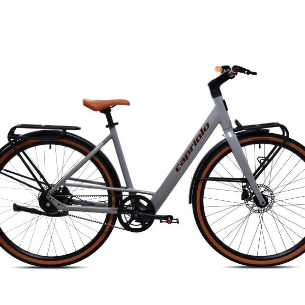 CAPRIOLO Belt Drive 28'' E-bike sivo-bež (925840)