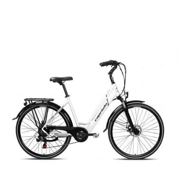 CAPRIOLO E-BIKE crno-beli 924817