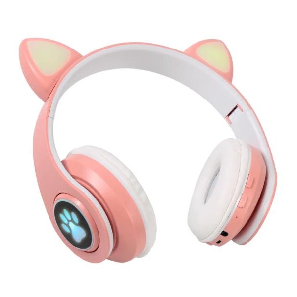 CAT Ear Bežične slušalice svetlo, Roze