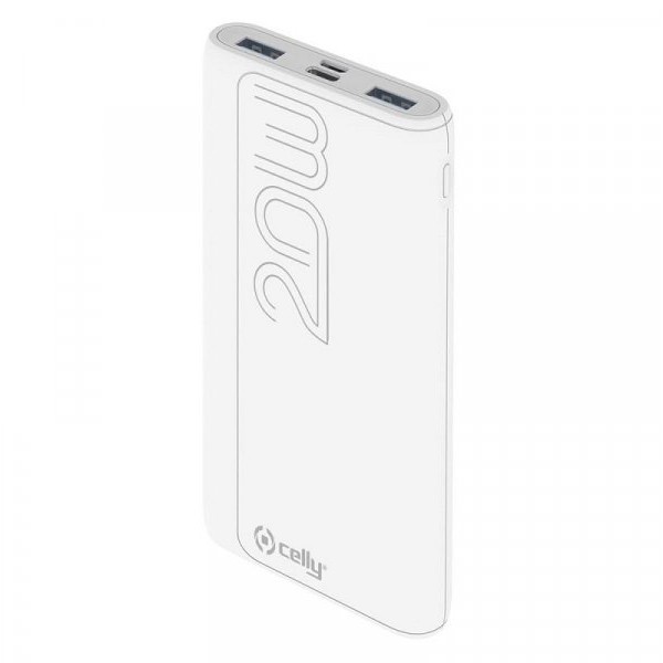 CELLY PBPD10000EVO 10000mAh Power Bank (Bela)