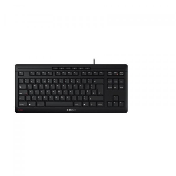 CHERRY Stream TKL tiha tastatura, crna