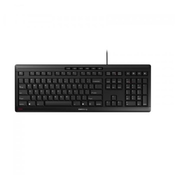CHERRY Stream Ultra tiha vodootporna tastatura USB, YU, crna